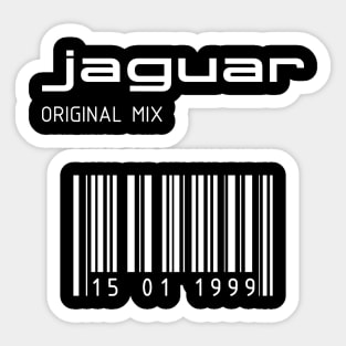 JAGUAR TECHNO WHITE Sticker